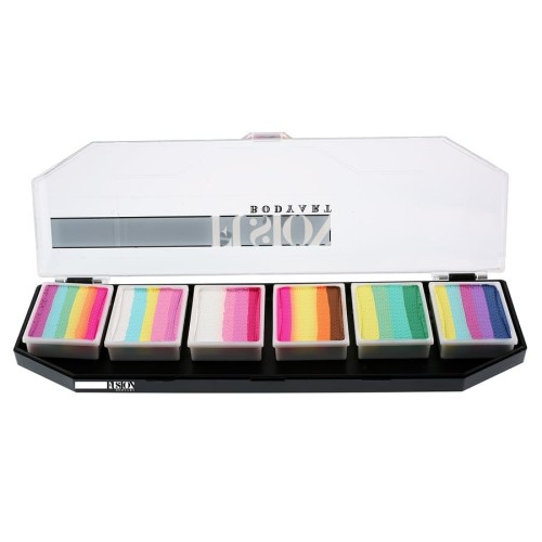 Fusion Body Art Lodie Up Cute Pastel Rainbow Palette (FUSION  Lodie Up Cute Pastel)